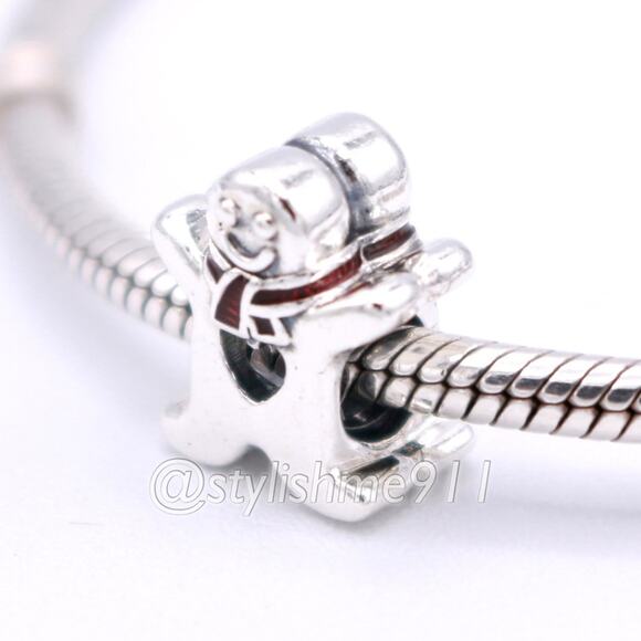 Authentic Pandora Sweet Gingerbread Man Charm - 792002EN07 - Picture 1 of 11